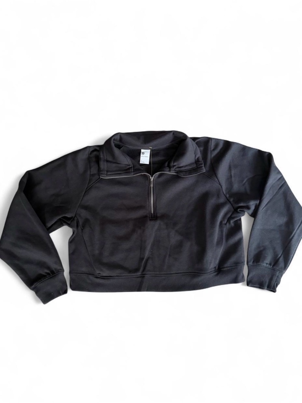 NWT All In Motion Black Core Fleece 1/2 Zip Pullover Sweatshirt XL - Picture 2 of 6